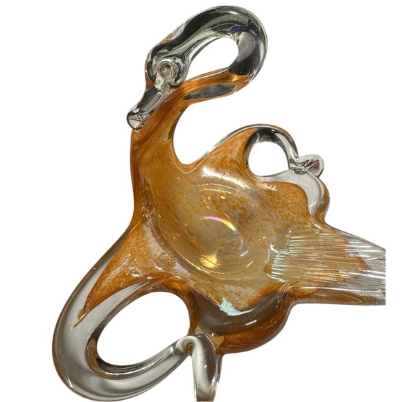 STUNNING HAND BLOWN MURANO GLASS SWAN (EUC) - Picture 8 of 8